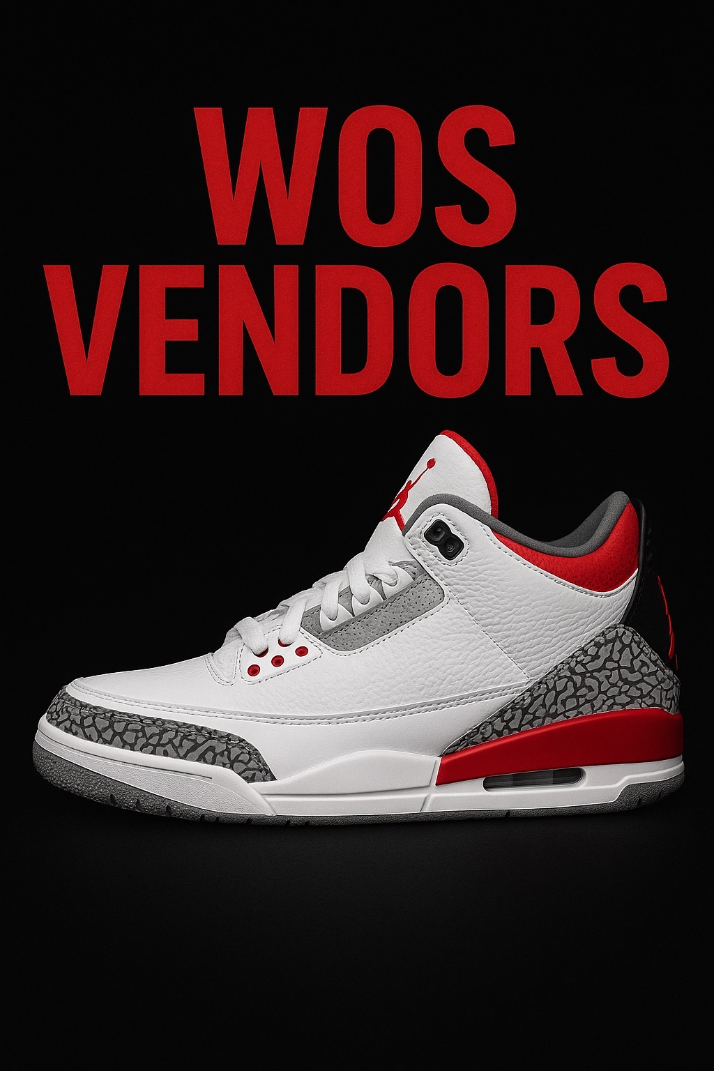 Jordan 3 1:1 Vendor (Multicolorway)